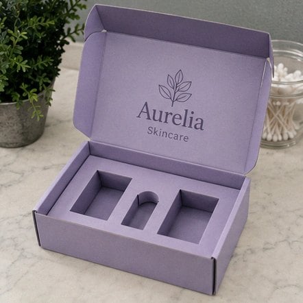 Customized shipping boxes for beauty and skincare