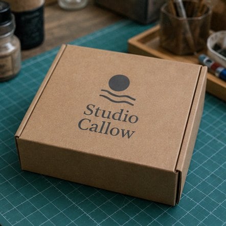 Customized shipping boxes for makers and small studios