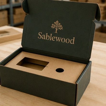 Die-Cut Shipping Boxes with custom branding